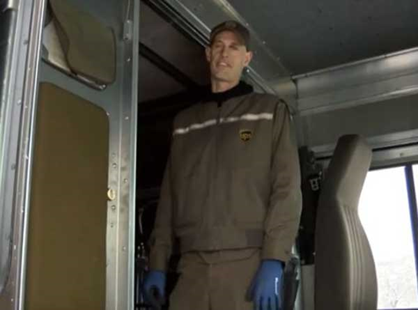UPS Driver saved Dog from Drifting in Cold Place. 1 driver